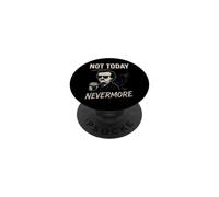 Edgar Allan Poe Nevermore - Style Gothique Macabre - Amateur de Livres PopSockets PopGrip Adhésif