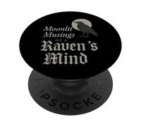Edgar Allan Poe Nevermore - Style Gothique Macabre - Amateur de Livres PopSockets PopGrip Adhésif