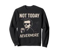 Edgar Allan Poe Nevermore - Style Gothique Macabre - Amateur de Livres Sweatshirt