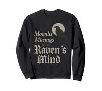 Edgar Allan Poe Nevermore - Style Gothique Macabre - Amateur de Livres Sweatshirt