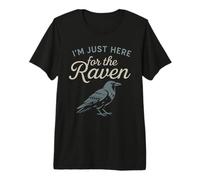 Edgar Allan Poe Nevermore - Style Gothique Macabre - Amateur de Livres T-Shirt Haut de Gamme
