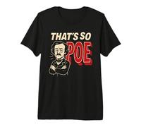 Edgar Allan Poe Nevermore - Style Gothique Macabre - Amateur de Livres T-Shirt Haut de Gamme
