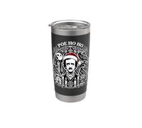 Edgar Allan Poe Poème de Noël Le Corbeau Gobelet isotherme en acier inoxydable double paroi
