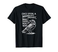 Edgar Allan Poe Poème The Raven Line Edgar Allan Poe Cadeau T-Shirt