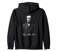 Edgar Allan Poe Portrait littéraire Gothique Horreur Sweat à Capuche
