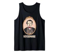 Edgar Allan Poe Portrait Nevermore Art littéraire Gothique Débardeur