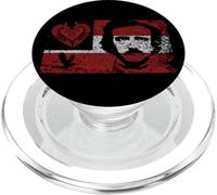 Edgar Allan Poe Raven Drapeau Gothique en Forme de cœur PopSockets PopGrip pour MagSafe