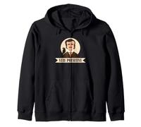 Edgar Allan Poe Stay Poesitive Raven Gothic Humour Art Sweat à Capuche
