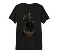 Edgar Allen Poe Gamer Miniature Gamer Goth Nerd T-Shirt Haut de Gamme
