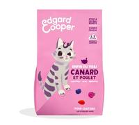 Edgar & Cooper - Croquettes Junior Stérilisé sans Céréales, Poulet & Canard Savoureuses, Sac 750g - Lot de 3