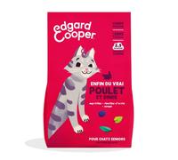 EDGAR & COOPER-Croquettes pour chat senior au poulet et à la dinde sans céréales Edgard & Cooper - 2 kg