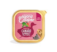 Edgar & Cooper - Pâtée Junior sans Céréales au Poulet & Canard, Recette Savoureuse aux Légumes (300g) - Lot de 6 - Vendu par Lot