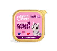 Edgard & Cooper Pâté Canard & Poulet pour Chatons 85g