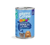 EDGAR & COOPER-Pâtée pour chien adulte au saumon et à la dinde sans céréales Edgard & Cooper - 400 g