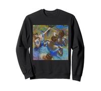 Edgar Degas Ballerina's en Bleu | Art impressionnisme Ballet Sweatshirt