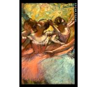 Edgar Degas: Four Ballet Dancers On Stage. Elegant Notebook For Art Lovers