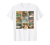 Edgar Degas Grid - Danseurs, Ballerines - Impressionisme T-Shirt