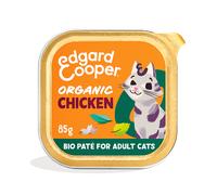 Edgard & Cooper Adult Barquette pour Chat Bio Paté Poulet 85g