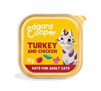 Edgard & Cooper Adult Barquette pour Chat Paté Dinde & Poulet 85g