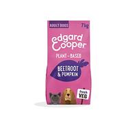 Edgard & Cooper Aliment pour Chiens Adultes - Nourriture sèche Naturelle sans Gluten pour Chiens - Nourriture végétalienne 7 kg Betterave et Citrouille, naturellement Facile à digérer, Alimentation