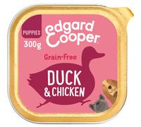 Edgard & Cooper Barquette Pâté Pour Chiots Canard & Poulet 300g