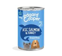 Edgard & Cooper Boîte de nourriture humide pour chien adulte sans céréales - 400 g - Saumon et truite - Protéines de viande fraîche, ingrédients sains et naturels