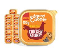 Edgard & Cooper Boite Patée Chien Adulte sans Cereales Nourriture, Alimentation Saine savoureuse et équilibrée, Protéines de qualité (Poulet/Dinde, 150g x 11)