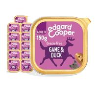 Edgard & Cooper Pâté Pour Chien, (Gibier & Canard, 150g x 11), Sans Céréales, Viande fraîche et protéines de qualité, Vrais ingrédients pour chiens, Hypoallergénique, Sans sucres ajoutés