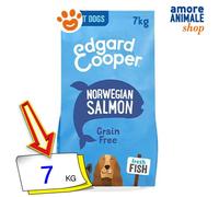 Edgard Cooper Chiens Adultes Avec Saumon Nourriture Sèche 2,5/7/12 KG