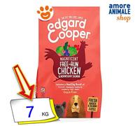 Edgard & Cooper Croquettes pour chiens - sans céréales et à base de viande fraîche (7 kg, Senior - Poulet/Saumon)