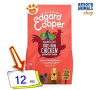 Edgard Cooper Chiens Seniors Poulet Et Saumon Croquettes 2,5/ 7/ 12 KG