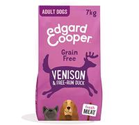 Edgard & Cooper Crochette Chiens, Adultes, (Cerf/Canard, 7kg), croquants Chien, Viande fraîche et ingrédients naturels, sans céréales, sans sucres ajoutés, hypoallergénique