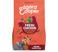 Edgard & Cooper Croquettes pour chiens - sans céréales et à base de viande fraîche (7 kg, Senior - Poulet/Saumon)