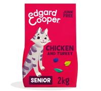 Edgard & Cooper Croquettes pour Chat Senior a la Dinde/poulet