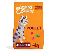 Edgard Cooper Croquettes pour Chat Stérilisé, Adulte, Poulet 4kg, Sans céréales, Viande fraîche, Nourriture naturelle, Croquette Riche en protéines, Sans sucres ajoutés