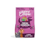 Edgard & Cooper Croquettes pour chiens adultes 12 kg Cerf frais et canard fermier - Sans céréales et avec de la viande fraîche