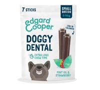 Edgard & Cooper Doggy Dental - Menthe & Fraise - Petit - 7 bâtonnets