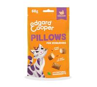 Edgard & Cooper Friandises pour Chat, Fourrées au Poulet (1x60g), Riches en Viande Fraîche, sans Céréales, Moins de 2 kcal, Ingrédients Naturels, sans Sucre Ajouté