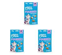 Edgard & Cooper Friandises pour Chat, Fourrées au Saumon (1x60g), Riches en Viande Fraîche, sans Céréales, Moins de 2 kcal, Ingrédients Naturels, sans Sucre Ajouté (Lot de 3)
