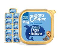 Edgard & Cooper Nourriture Humide pour Chien, Adulte, sans céréales, Nourriture Humide, Nourriture Naturelle, 150 g x 11, Boeuf et Canard, Alimentation Saine, savoureuse, équilibrée, protéines de