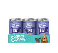 Edgard Cooper Nourriture Humide pour Chien au bœuf - 800 g x 6 cm - sans céréales - Ingrédients naturels et Viande fraîche - Plein d'acides aminés Essentiels