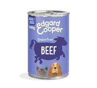 Edgard & Cooper Nourriture humide sans céréales pour chiens adultes (canard et poulet en sauce, 6 x 400 g), aliments naturels pour chiens en boîtes avec viande fraîche, riches en protéines