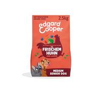 Edgard & Cooper Nourriture sèche pour Chiens Seniors (Saumon, 2,5 kg), sans céréales, ingrédients naturels et Viande fraîche, Riche en acides aminés Essentiels