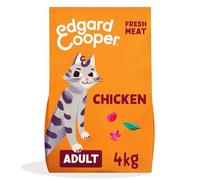 Edgard Cooper Nourriture sèche sans céréales, poulet 4 kg, croquettes naturelles pour chat adulte avec acides aminés de viande fraîche, sans gluten, riche en protéines, sans sucre ajouté