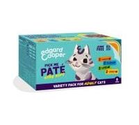 Edgard & Cooper Pâté de Viande Fraîche Naturelle pour Chats - Multipack Poulet/Saumon/Agneau/Dinde 85g Lot de 8 - Ingrédients Naturels, Délicieux Viande Fraîche et 0% Sucres Ajoutés