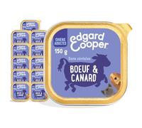 Edgard & Cooper Pâté Pour Chien, (Boef & Canard, 150g x 11), Sans Céréales, Viande fraîche et protéines de qualité, Vrais ingrédients pour chiens, Hypoallergénique, Sans sucres ajoutés