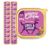 Edgard & Cooper Pâté Pour Chien, (Gibier & Canard, 300g x 18), Sans Céréales& Biologique, Viande fraîche et protéines de qualité, Vrais ingrédients pour chiens, Hypoallergénique, Sans sucres ajoutés
