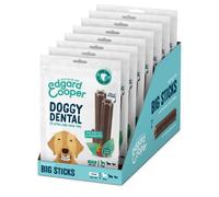 Edgard & Cooper Treats Lot de 8 bâtonnets à mâcher naturels pour Chien, hygiène Dentaire, Une par Jour, Faible teneur en Calories, Mastication Longue, haleine fraîche