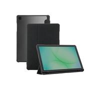 EDGE 2 - Etui à rabat pour tablette - coins renforcés - noir, transparent - pour Samsung Galaxy Tab A11+