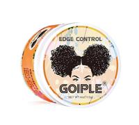 Edge Control Cire Pour Femmes Noires Tenue Forte, Non Grasse, Gel Plus Lisse, Cheveux Afro Pour Cheveux Noirs, Brillance, Gel Cheveux Afro Pour Femmes Cire Cheveux Afro (Parfum Agrumes) (4, Onces)